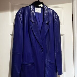 Pelle Studio Royal Blue Leather Jacket